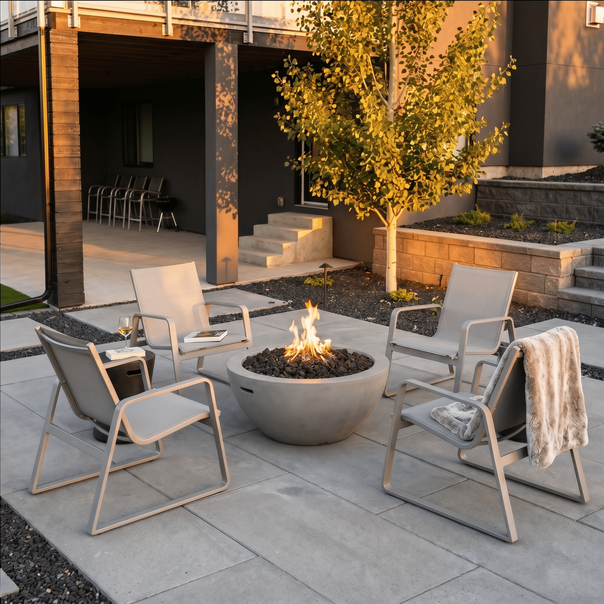 Retaining wall detail — Belgard Metropolitan Alan block