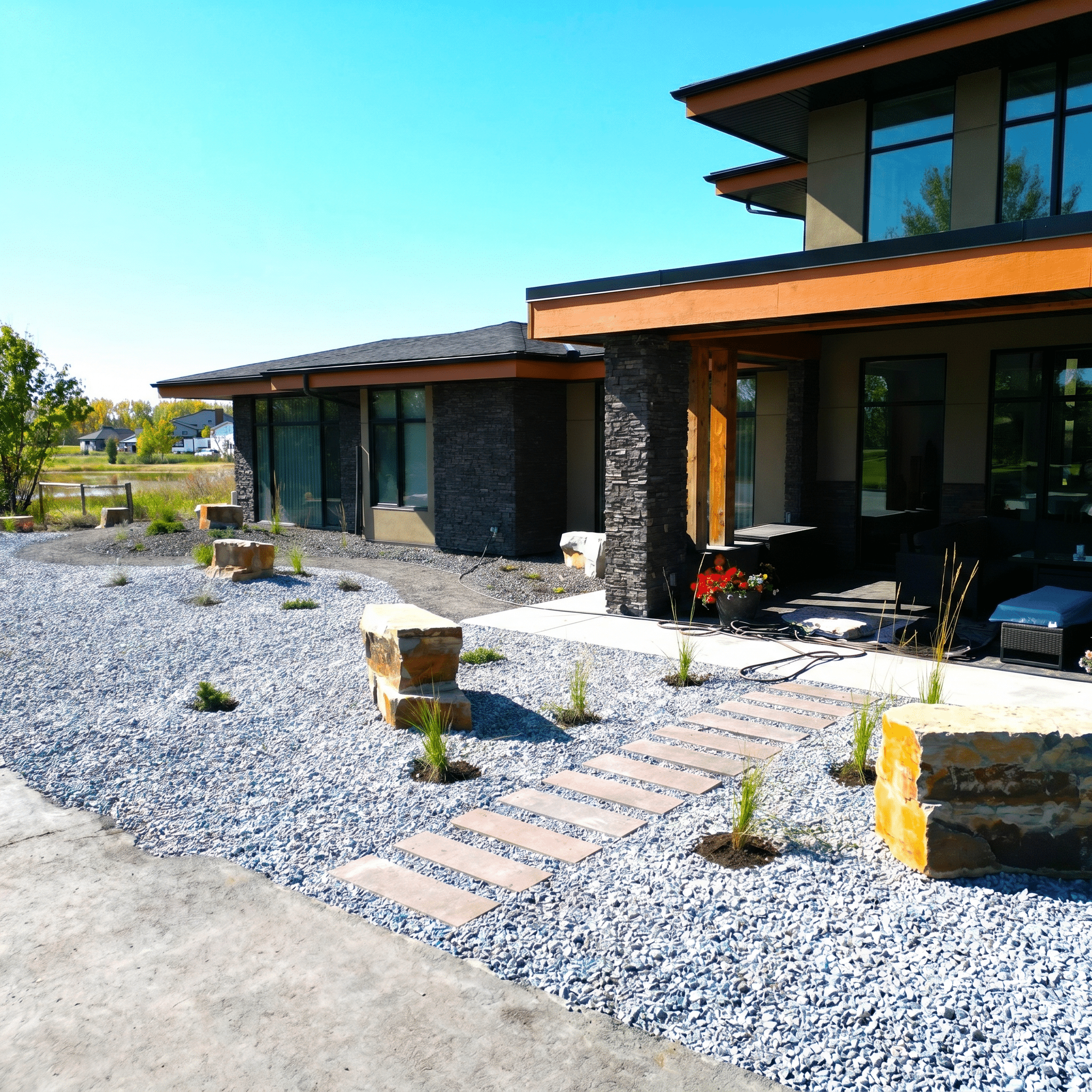 Firepit patio