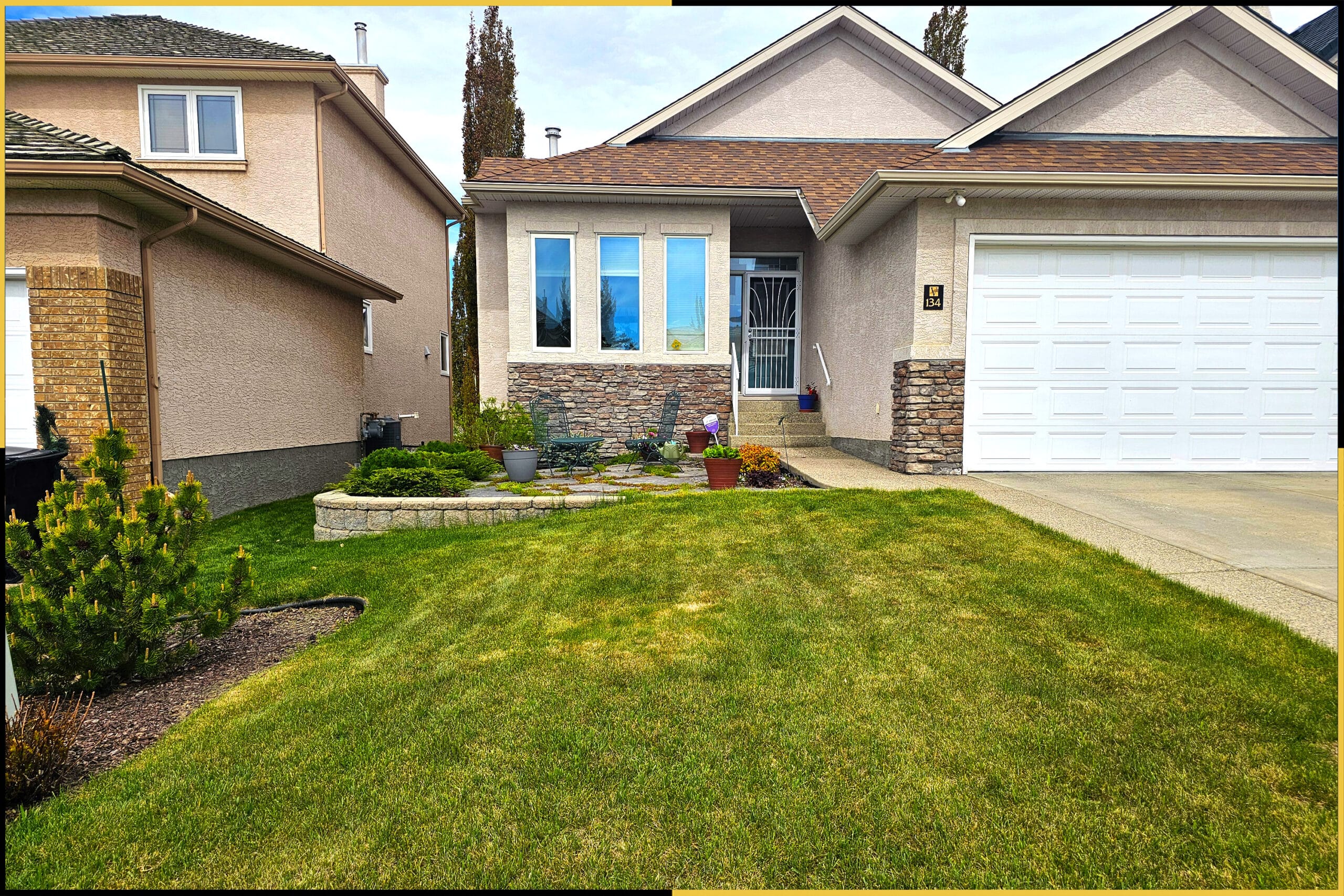 Arbour Lake — before, front view